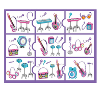 Kit de maison de jeu DIY, mini-instruments de musique pour petite troupe, machine à déballer les capsules, cadeau promotionnel, boîte surprise, accessoires pour poupées