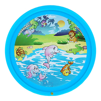 Usine en gros 60 "diamètre gonflable Splash Pad en plein air fête arroseur Splash tapis de jeu eau Amusement facilité