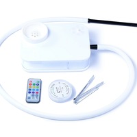 Nouveau Kit Chicha Portable de Voyage 2025 – Boîte à Chicha en Acrylique avec Support à Charbon en Acier Inoxydable et Lumière LED – Logo Personnalisé – 1kg