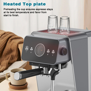 Machine à café domestique OEM ODM Machine à café 110v/220v Machine à café expresso domestique pour une tasse ou deux tasses - Product Image 2