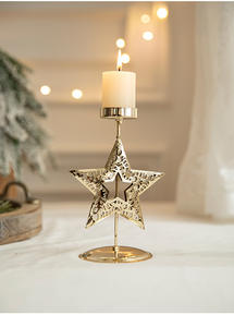 New <b>Christmas</b> Ambiance <b>Vintage</b> <b>Ornaments</b> Decoration Wrought Iron Gold Trays for Candles - Product Image 6