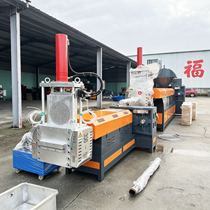 Extrudeuse hydraulique Guansheng BV inspectée pour le recyclage de déchets plastiques de moulage par soufflage, grande capacité, avec filtre de fusion pour PA - Product Image 5
