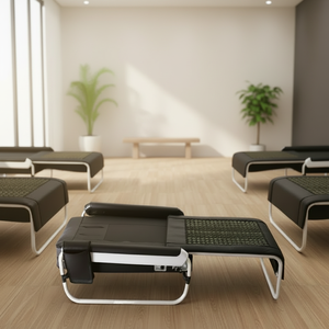 Lettino da Massaggio con Pietre Calde di Lusso Leercon, Design Portatile Terapeutico con Giada e Controllo Temporizzato - Product Image 1