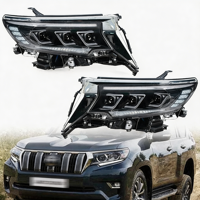 Feux de voiture pour Toyota Prado, phares 2018-2022 Prado LC150 150, projecteur LED, lentille DRL, accessoires automobiles