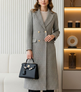 Trench-Coat d'Hiver sur Mesure OEM ODM en <span class=keywords><strong>Laine</strong></span> Cachemire de Haute Qualité, Nouveau Design pour Femme - Product Image 4