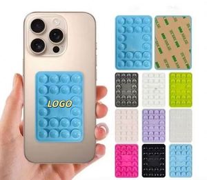 Soporte Adhesivo Personalizado al por Mayor con Logotipo, Accesorio de Agarre para Teléfono Celular, Soporte de Silicona con Succión para Teléfono Móvil - Product Image 1