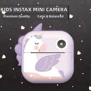 Cámara Instantánea Mini Instax para Niños, Sensor CCD, Regalos de Navidad y Cumpleaños, Juguete para Niños y Niñas, Dinosaurio, Grabación de <span class=keywords><strong>Video</strong></span>, Impresora Digital para Selfies - Product Image 2