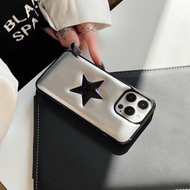 Trendy Star Pattern Shockproof Phone Case for iphone 17 Pro Max Bubble Pad Star Mobile Phone Case for iphone 13 14 15 16 Pro Max