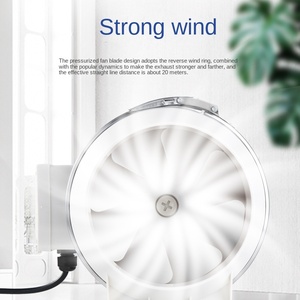 Ventilador de escape de conducto Yao, potente ventilador silencioso para humos de aceite de cocina, inodoro, hogar, 6 montados en la pared, 35W-160W, 220V - Product Image 3