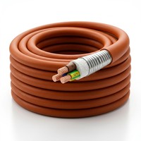 Câble d'alimentation 3 conducteurs BTLY flexible, ignifuge, isolé minéral, gaine en cuivre 0,6/1 kV, système de protection incendie IEC