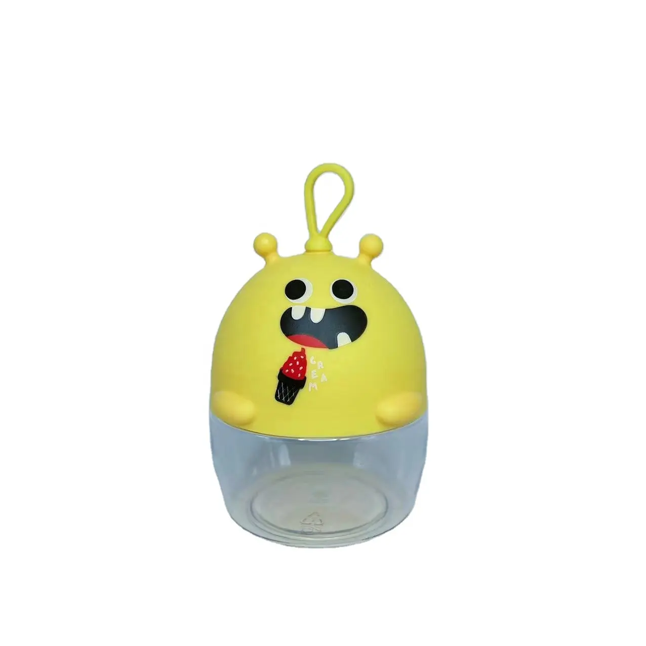 Fábrica direta preço barato armazenamento jar com pouco monstro cap embalagem lanches doces brinquedo crianças fabricante