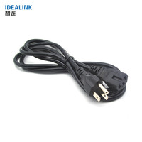 Universel Us 220V Cuivre Câble D'alimentation Pour Ordinateur Portable À 3 Broches Ac Cordon D'alimentation Câble de Prise