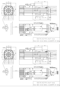 Husillo para Máquina de Carpintería 9KW, Punta Corta, IOS30, 24000 RPM, Router ATC, Motor de Husillo con Enfriamiento por Aire - Product Image 3