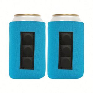 Refroidisseur de canettes magnétique en néoprène de haute qualité, standard 12 oz, avec aimants - Product Image 1