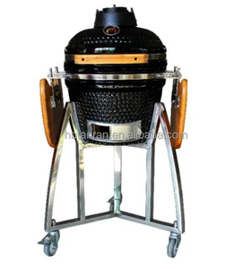Kamado Grill 16-Inch Keramische Groene Kleine Huishoudelijke Roken Barbecue Grill Gebruikt Voor Familie Diners En Buiten Barbecues
