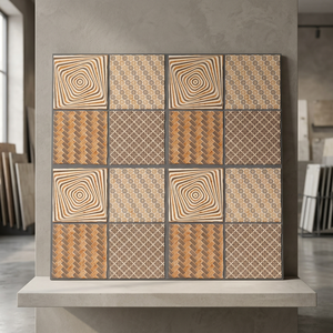 Azulejos de Cerámica Marroquíes Digitales de 40x40cm, Acabado Mate, Porcelana Antideslizante, Diseño para Interiores y Baños - Product Image 2