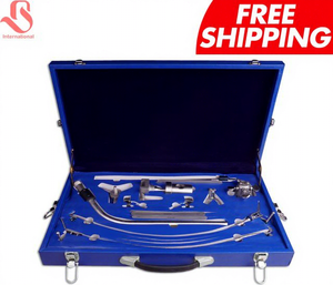 Retractor Autoretráctil Leyla de BISONS, Brazos Dobles Flexibles, Acero Inoxidable, Herramienta Médica Quirúrgica Manual, Certificado CE - Product Image 1