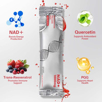 Complément Énergétique OEM/ODM : Sachet Liquide Oral NAD+ (Nicotinamide Riboside, PQQ, Trans-Resvératrol, Quercétine, Phytosome) 10g