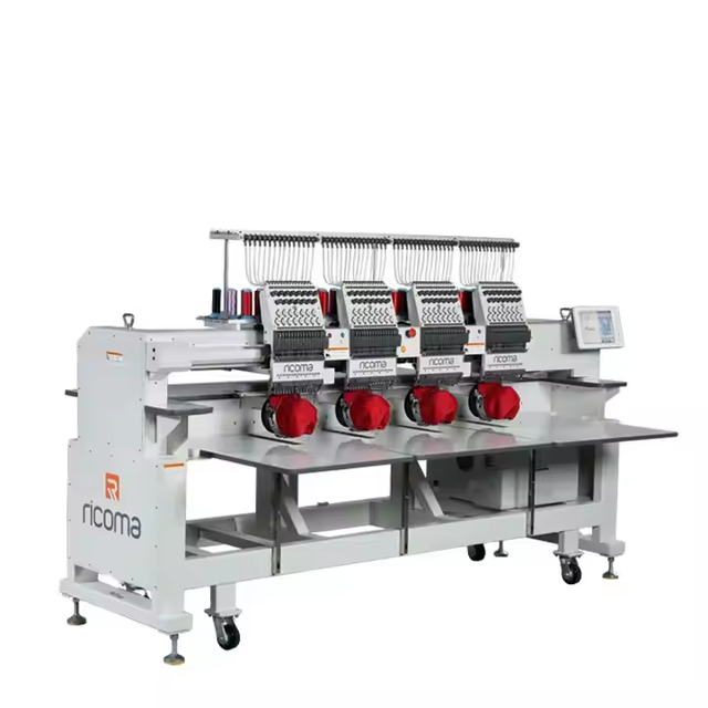 Good Price RICOMA Brand Single 2/4/6/8 Heads 12 15 Needles High Speed Computerized Embroidery Machine for Garment