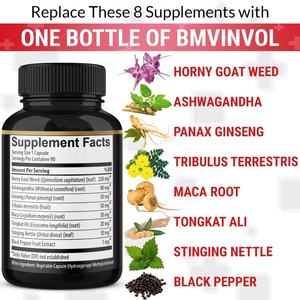Shopify Dropshipping Ürünleri Erkek Yetişkin Sağlığı 8'i 1 Arada Bitkisel Takviyeler Azgın Teke Otu Ekstresi Erkek Kapsülleri - Product Image 3