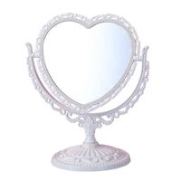 Miroir de Maquillage Rotatif Double Face Détachable en Plastique Moderne Européen pour Anniversaire Princesse Fille