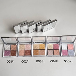 High quality luxury four-color high gloss powder <b>blusher</b> Organic Glowing Blush <b>Palette</b> - Product Image 6