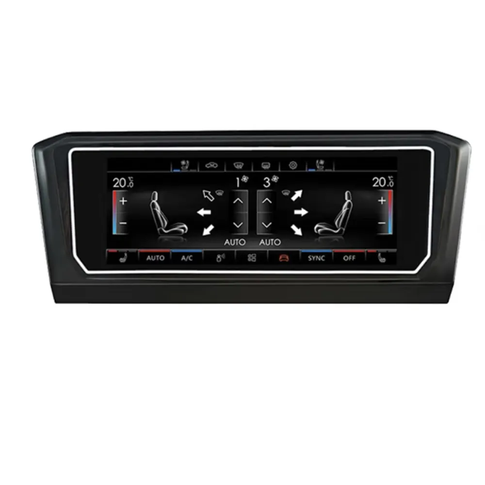 HXHY klima İklim kontrolü VW Golf 6 Passat CC B6 B7 için dokunmatik ekran PQ AC sıcaklık paneli kurulu LCD dijital