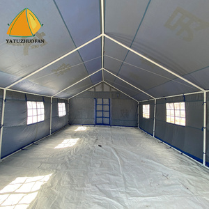 Carpa Modular de Emergencia Oxford Piramidal 4X8 para Refugiados y Ayuda en Desastres, para 10-15 Personas, Impermeable >3000mm, Resistente, Venta al Por Mayor - Product Image 2