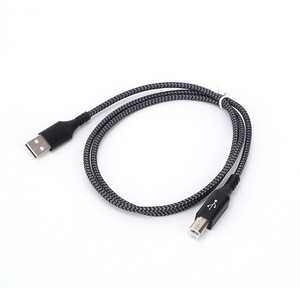 Lung Kay <b>Usb</b> <b>2.0</b> Printer <b>Cable</b> Am To Bm Tinned Copper Black Square Connector Data <b>Cable</b> - Product Image 4