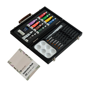 Juego de arte Chiyuan de 20 piezas con pinceles, colores y paleta para niños, para dibujo y uso escolar. - Product Image 2