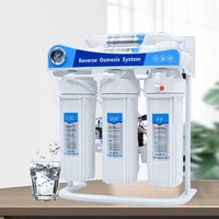 Système de purification d'eau par osmose inverse RO OEM 7 étapes 75 GPD avec boîtiers de filtre de 10 pouces, réservoir de stockage et robinet
