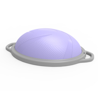 MILY-pelota de yoga ovalada antiráfaga, para pilates, ejercicio, gimnasio, espalda, muscular, relax, negro premium