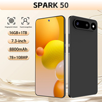 Téléphone portable SPARK 50 5G, batterie 8800 mAh, navigation GPS, grand écran 7,3 pouces, appareil photo HD 108 MP, double SIM pour le camping et les voyages en voiture