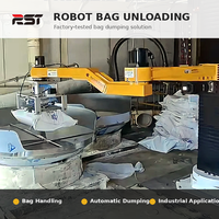 Nouveau robot de déchargement de sacs à cantilever entièrement automatique industriel avec moteur PLC pour usine de traitement de poudres de matériaux de construction