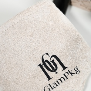 GLAMPKG Wholesale Luxury Custom Logo Packing Jewelry Storage Gift Makeup Cosmetic Velvet <b>Bag</b> Suede Pouch <b>Dust</b> <b>Bag</b> - Product Image 5