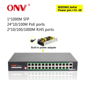4/8/16/24 PoE Port 48V PoE <span class=keywords><strong>Switch</strong></span> Ieee802.3af Cctv Tidak Dikelola Catu Daya Poe Saklar <span class=keywords><strong>Ethernet</strong></span> untuk Kamera Ip - Product Image 6