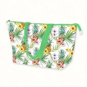 Stylish and <b>Lovely</b> Waterproof Polyester Tote Beach Bags Custom Printing for Summer and Spring - Product Image 1