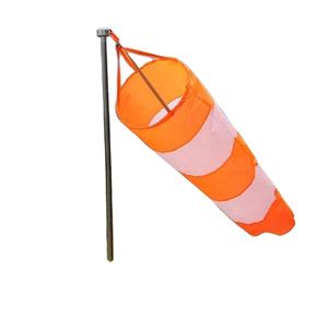 Accesorio de Exhibición Colgante para Exteriores de Alta Resistencia, Personalizado, en Tela Oxford Rojo Anaranjado con Impresión Digital de Alta Visibilidad, Tipo Windsock para Aeropuertos - Product Image 2