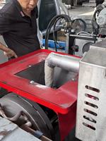Granulateur à air refroidi en acier inoxydable pour la production de poudre de PVC souple