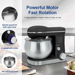<span class=keywords><strong>Robot</strong></span> de cuisine électrique 1000W, batteur mélangeur planétaire pour pâte et fruits, batteur sur socle 5L pour pâtisserie - <span class=keywords><strong>Meilleur</strong></span> prix - Product Image 5