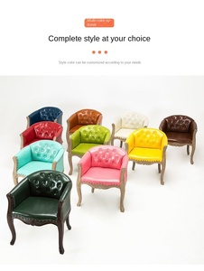 Sofá <span class=keywords><strong>de</strong></span> un solo asiento <span class=keywords><strong>de</strong></span> estilo rural americano, silla <span class=keywords><strong>de</strong></span> sala <span class=keywords><strong>de</strong></span> estar, sillón <span class=keywords><strong>de</strong></span> madera clásico europeo <span class=keywords><strong>de</strong></span> alta calidad - Product Image 6
