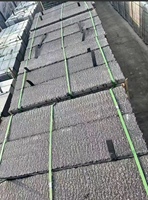 Dalles de pavage en granit noir |   Surface martelée moderne, légère et durable |   Brasero de jardin écologique sur mesure 1