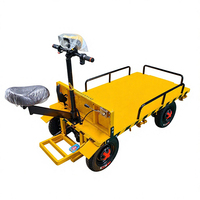 Chariot de manutention pour entrepôt et atelier, chariot électrique à batterie, chariot de transport de marchandises, chariot à main robuste