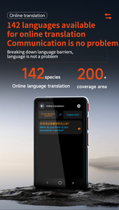 Dispositivo traductor de idiomas inteligente con pantalla táctil P40 Pro compatible con traducción de imágenes sin conexión 135 idiomas traducción instantánea bidireccional - Product Image 5
