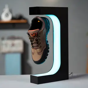 Trendy Nieuwe Levitating Magnetische Drijvende Schoenen Display Stand Maglev Levitatie Sneaker Display Rack Met Led Licht