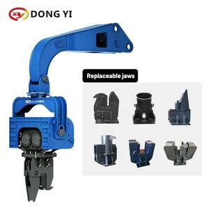 Mini ekskavatör ekleri üretici doğrudan kazık ekipmanları Vibro çekiç kutup hidrolik vibratör kazık sürücü ile Motor - Product Image 2