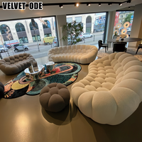 Roche Bobois, venta al por mayor, proveedor de sofá de lujo, sofá de burbuja de 3 plazas moderno de alta calidad, colores personalizables para sofá de sala de estar