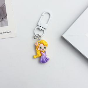 Porte-clés léger <span class=keywords><strong>en</strong></span> plastique motif <span class=keywords><strong>sirène</strong></span> de dessin animé, neige et glace, mignon pour <span class=keywords><strong>petite</strong></span> fille, idéal pour sac d'écolière, sac à cœur pour fille, cadeau pour meilleure amie - Product Image 6