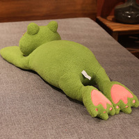 Boneka Katak Lucu Custom, Hewan Boneka Isi Dakron yang Dapat Dikustomisasi, Boneka Kucing Kawaii, Boneka Plush Grosir OEM ODM