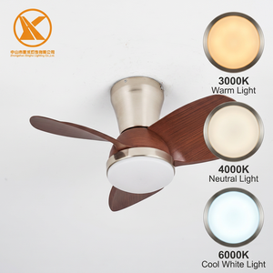 Ventilateur de plafond moderne avec lumière LED, télécommande, 3 pales, 6 vitesses, <span class=keywords><strong>CRI</strong></span> 97 élevé, moteur DC silencieux, intensité variable, taille des pales 36 pouces, pour la maison <span class=keywords><strong>et</strong></span> le bureau - Product Image 4